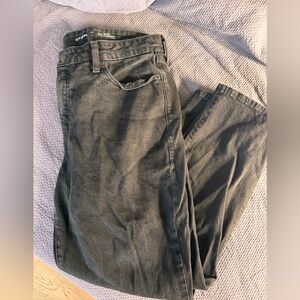 Old Navy Women's Charcoal Straight-Leg Jeans